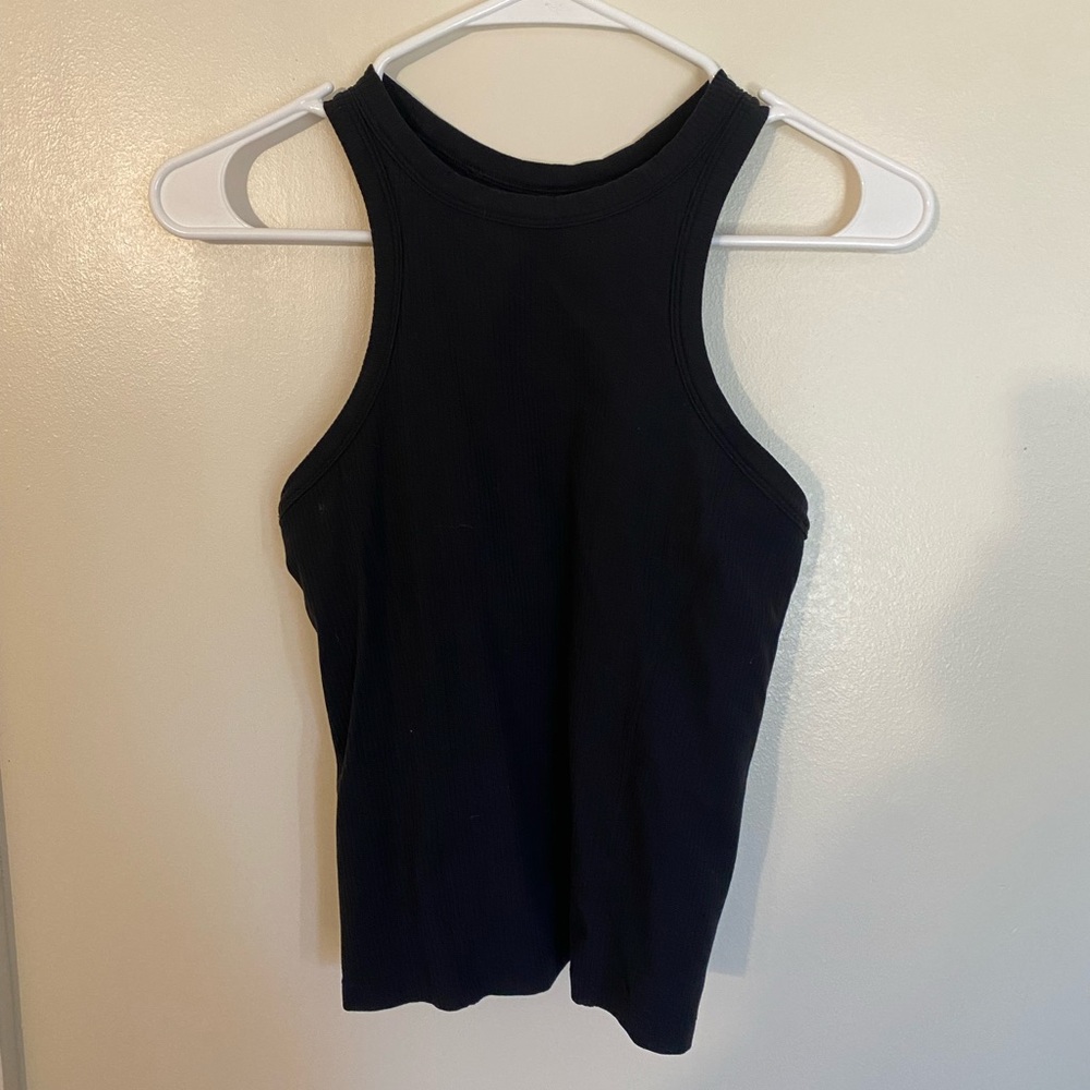 Ribbed nulu racer back yoga tank